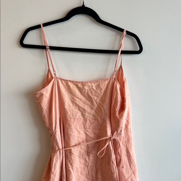 GAP Peach Ruffle Hem Mini Dress - Picture 6 of 10